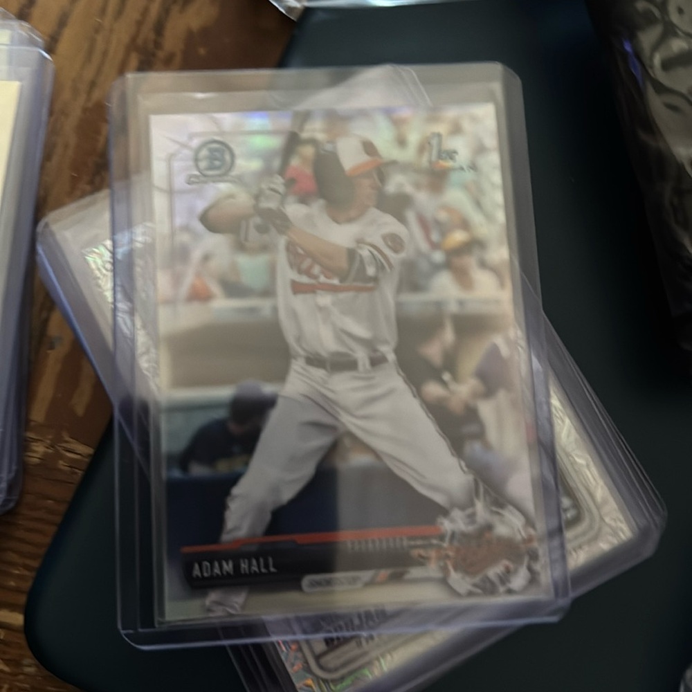 2017 bowman chrome refractor Adam Hall BDC-55